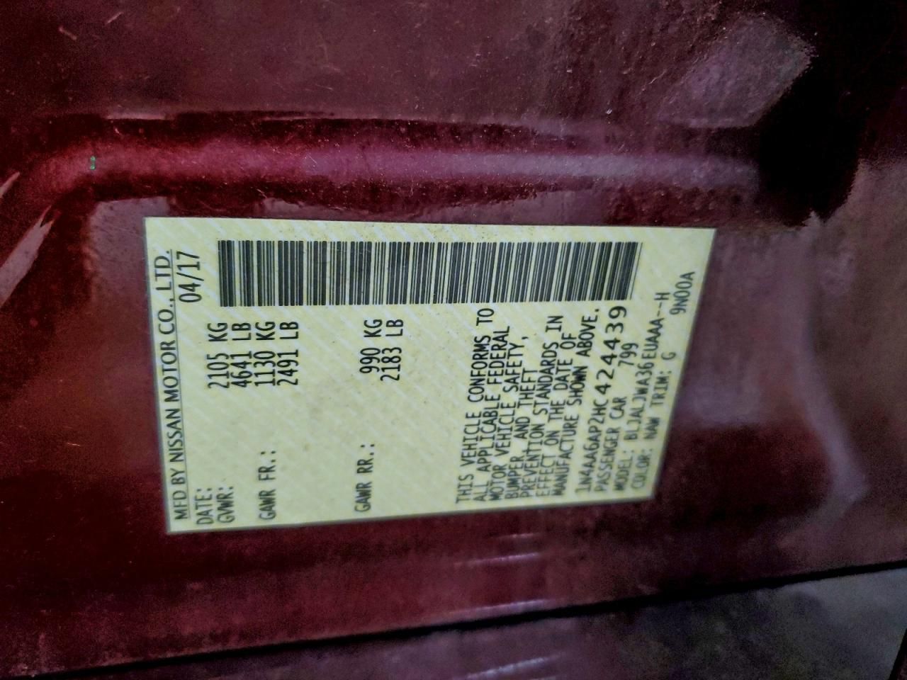 2017 Nissan Maxima 3.5s