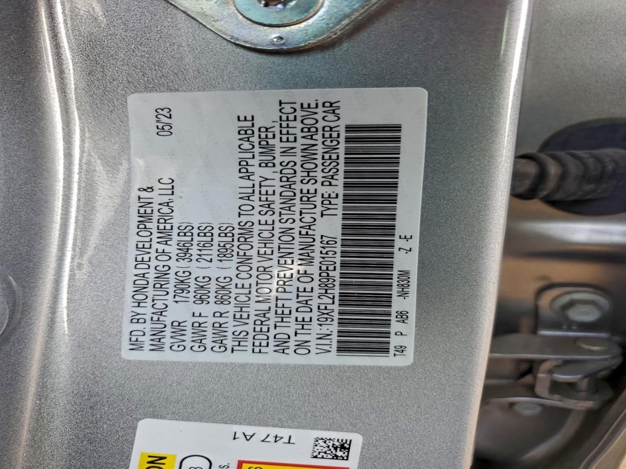 2023 Honda Civic Sport