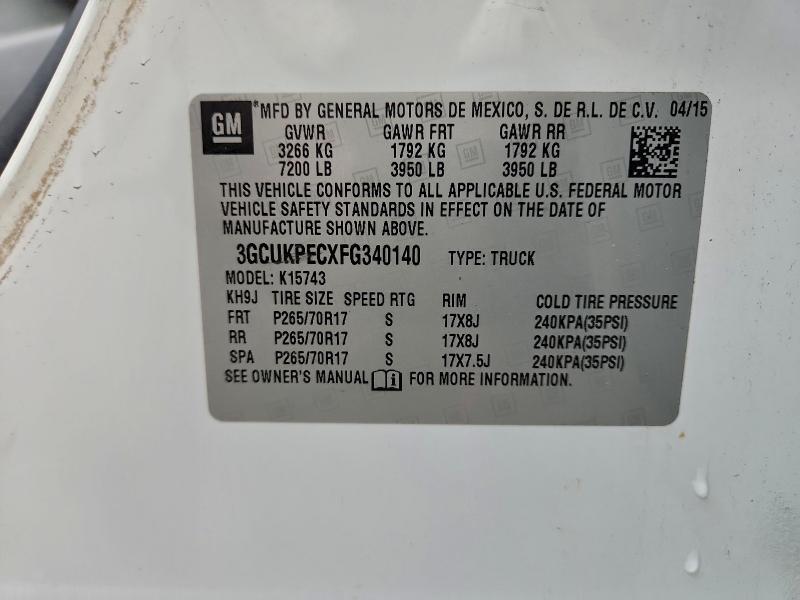 2015 Chevrolet Silverado K1500