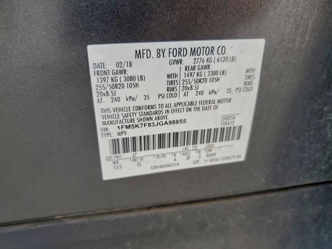 2018 Ford Explorer Limited