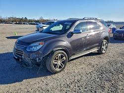 Salvage cars for sale from Copart Lumberton, NC: 2016 Chevrolet Equinox ltz
