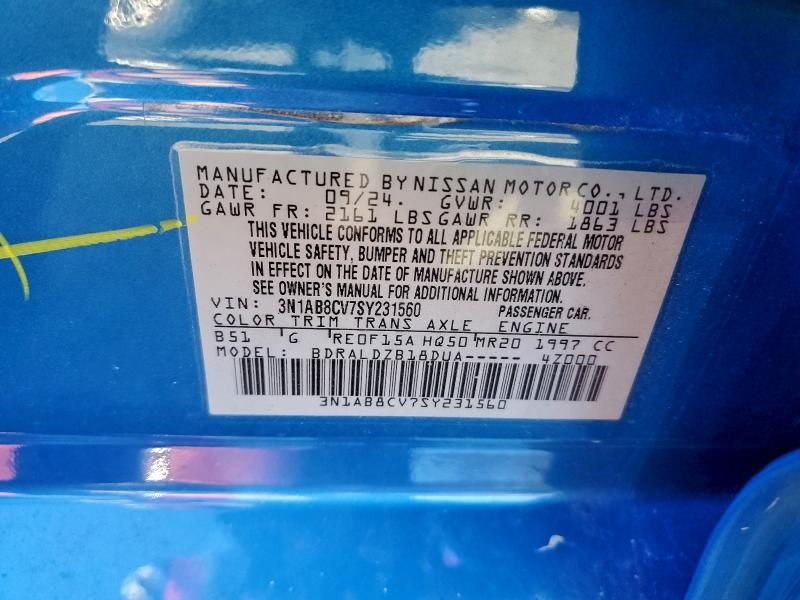 2025 Nissan Sentra sv