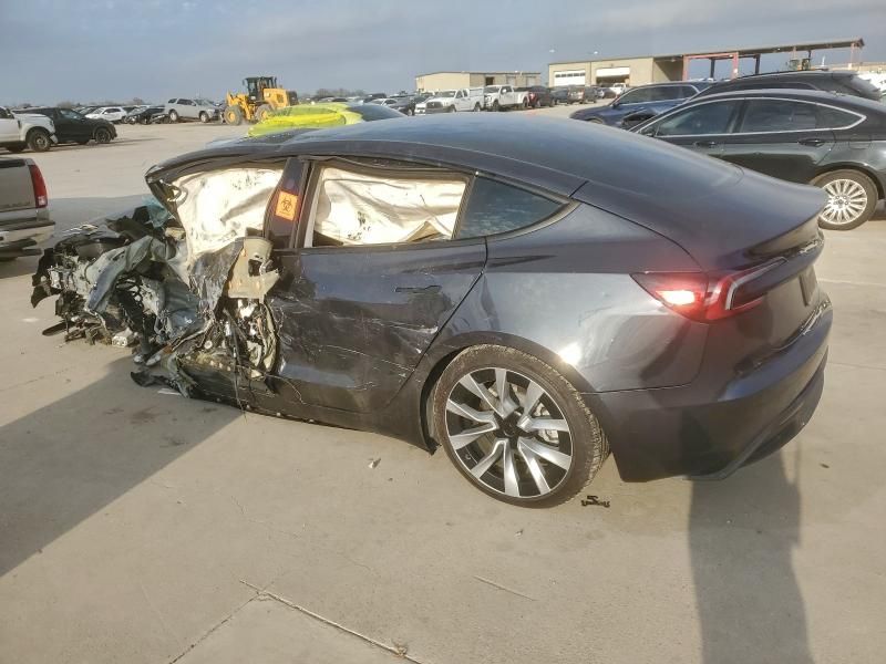 2025 Tesla Model 3