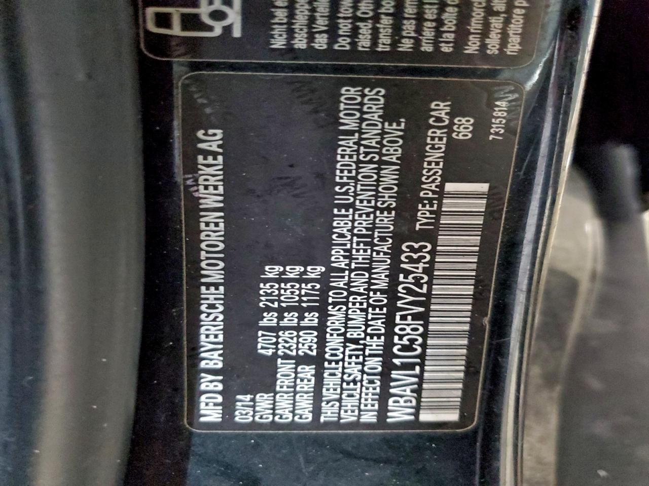 2015 BMW X1 Xdrive28i