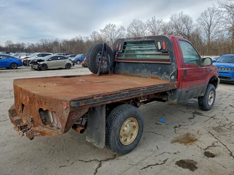 2001 Ford F250 Flatbed Truck