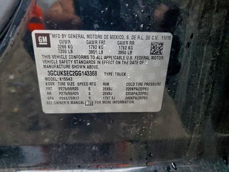 2016 Chevrolet Silverado K1500 LTZ