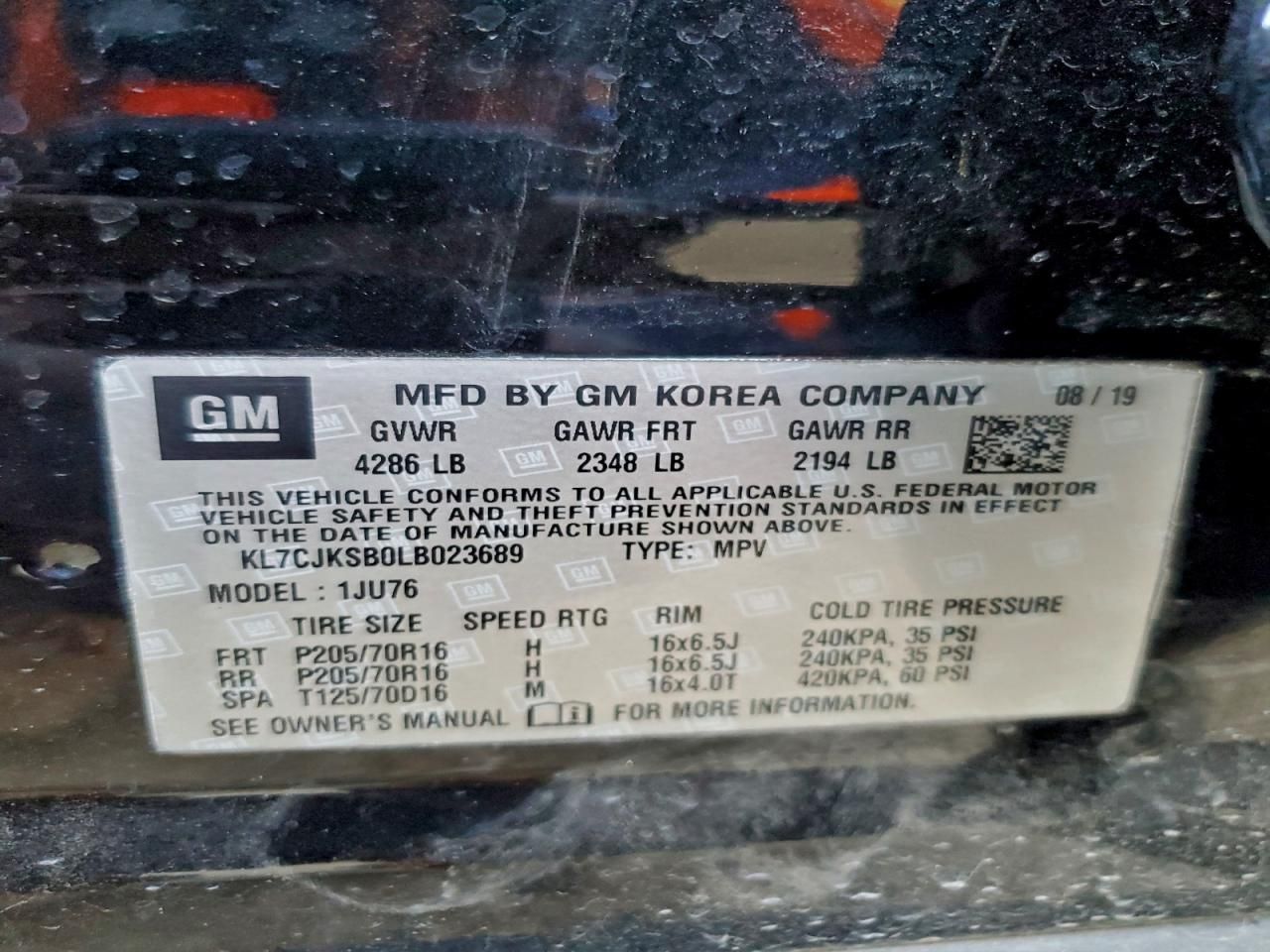 2020 Chevrolet Trax ls