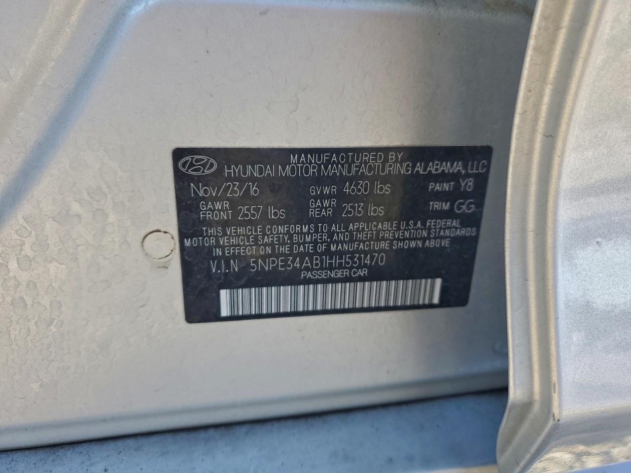 2017 Hyundai Sonata Sport