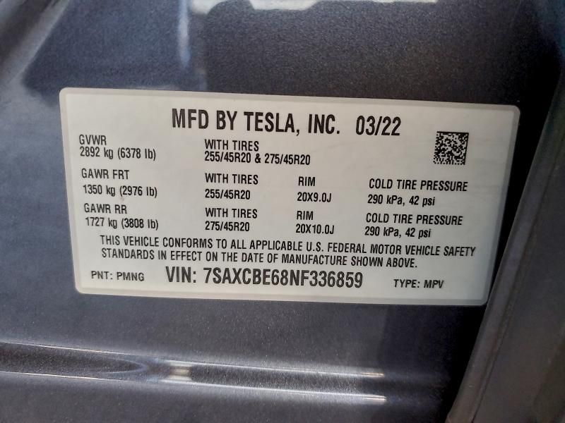 2022 Tesla Model x