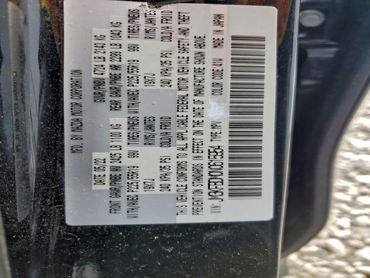 2022 Mazda Cx-5 Premium