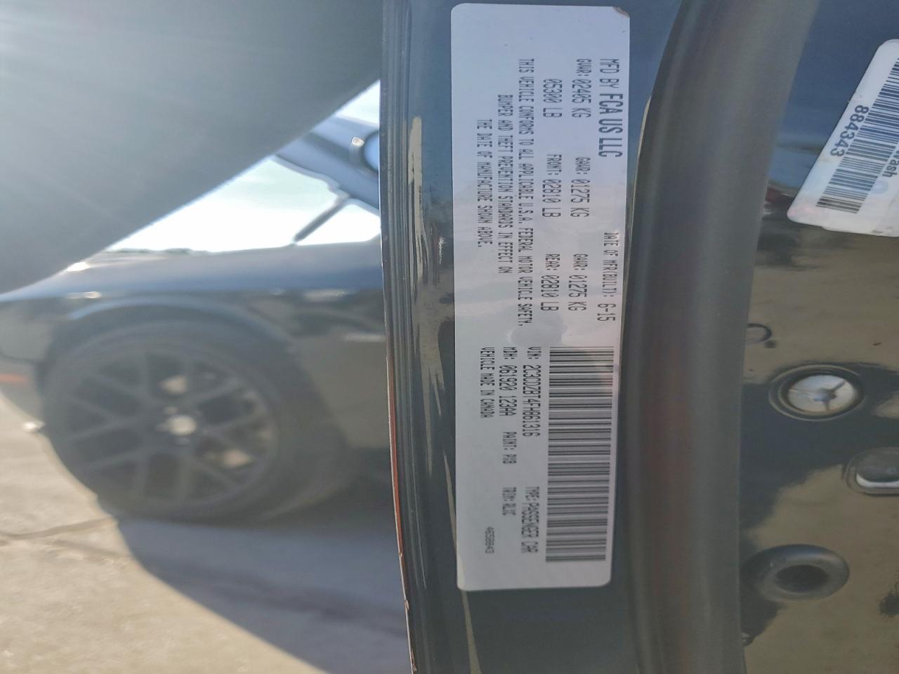 2015 Dodge Challenger sxt Plus