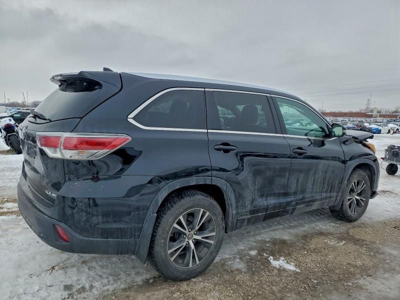 2016 Toyota Highlander xle