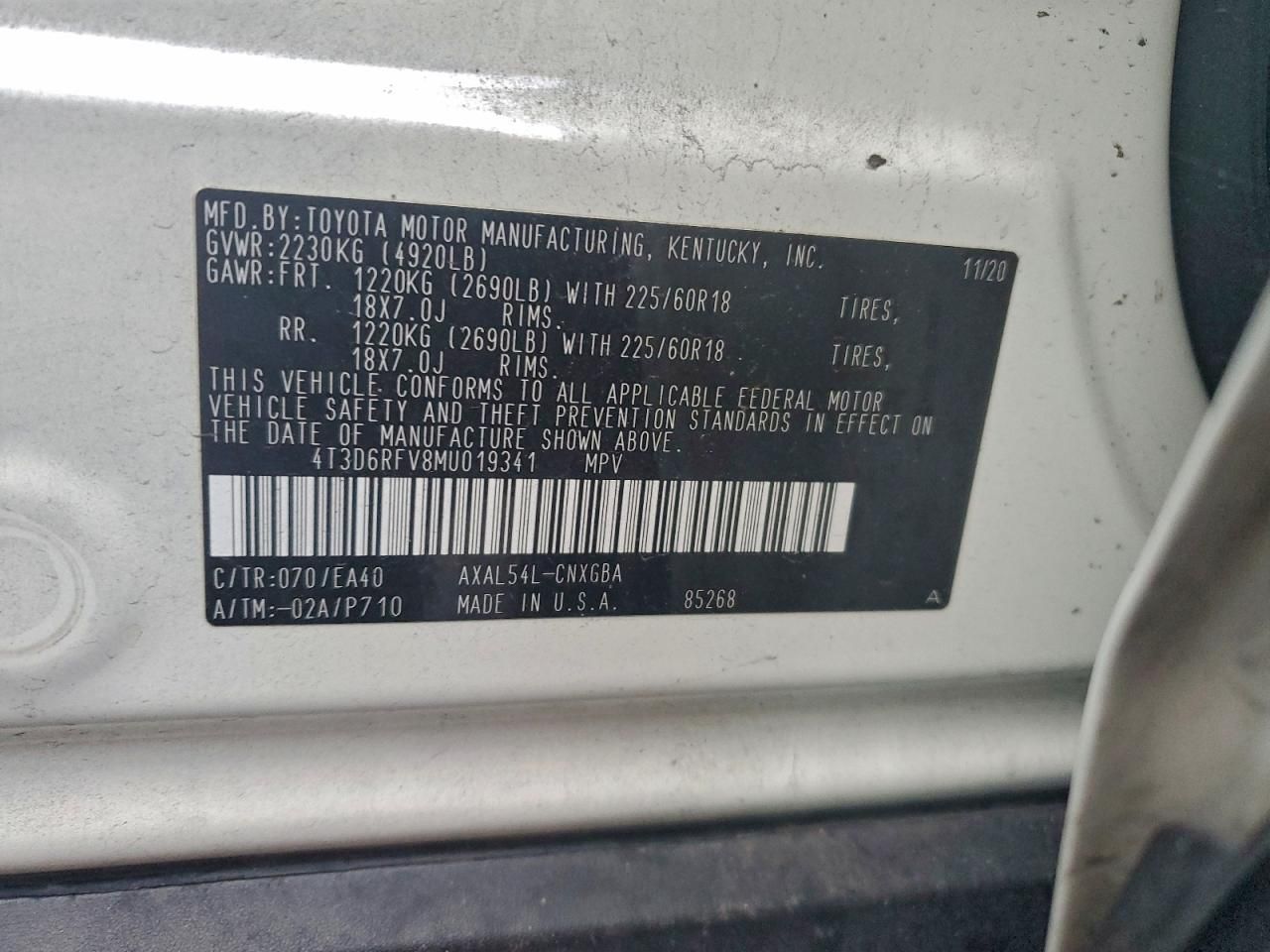 2021 Toyota Rav4 Limited