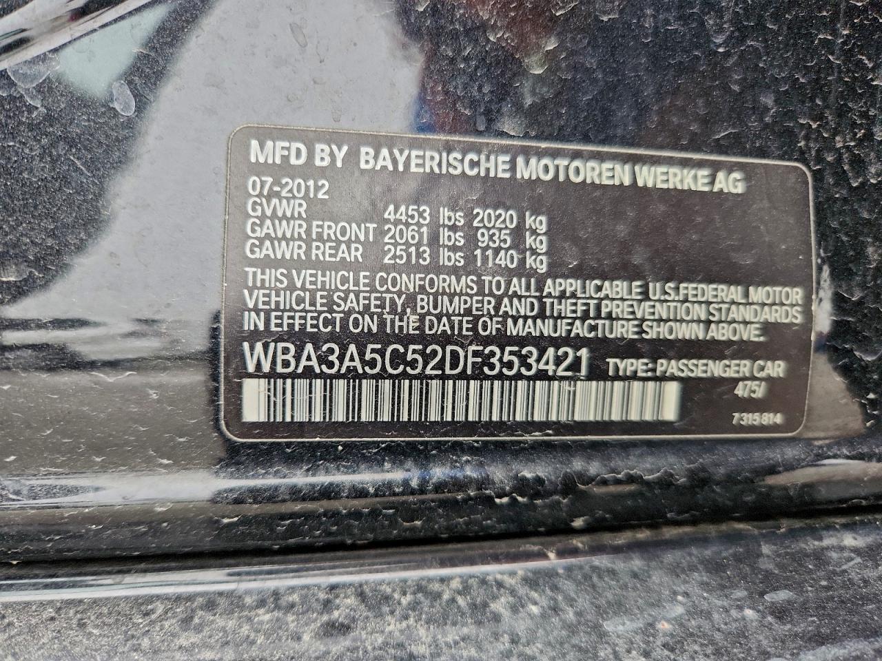 2013 BMW 328 i