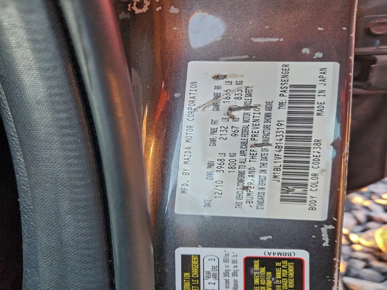 2011 Mazda 3 I