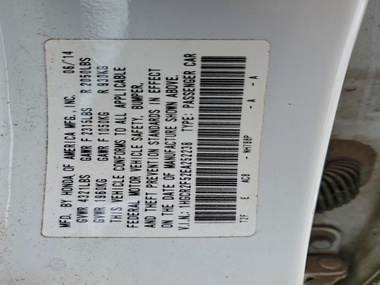 2014 Honda Accord Sport