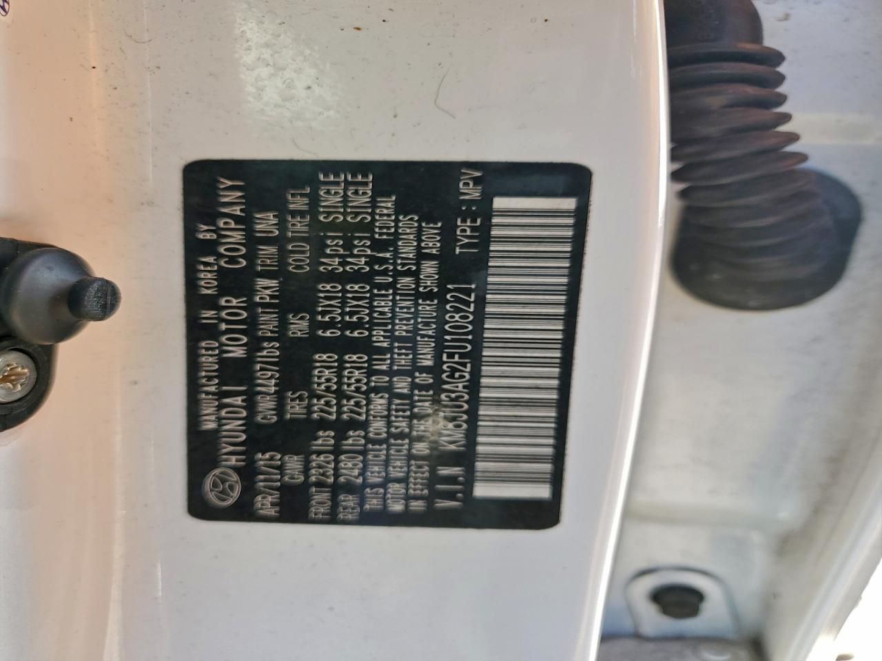 2015 Hyundai Tucson Limited