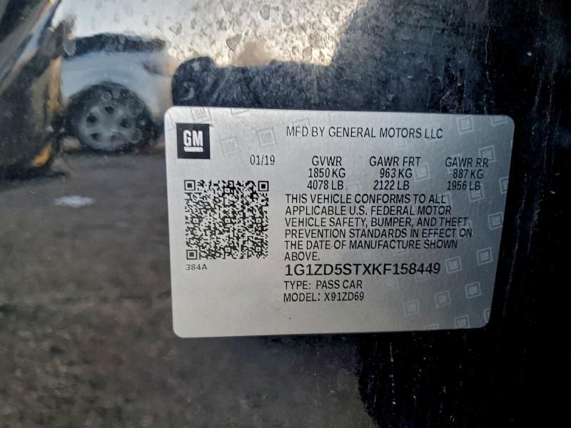 2019 Chevrolet Malibu lt