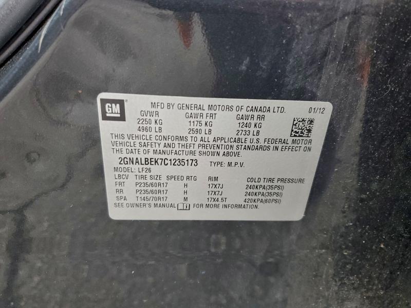 2012 Chevrolet Equinox ls