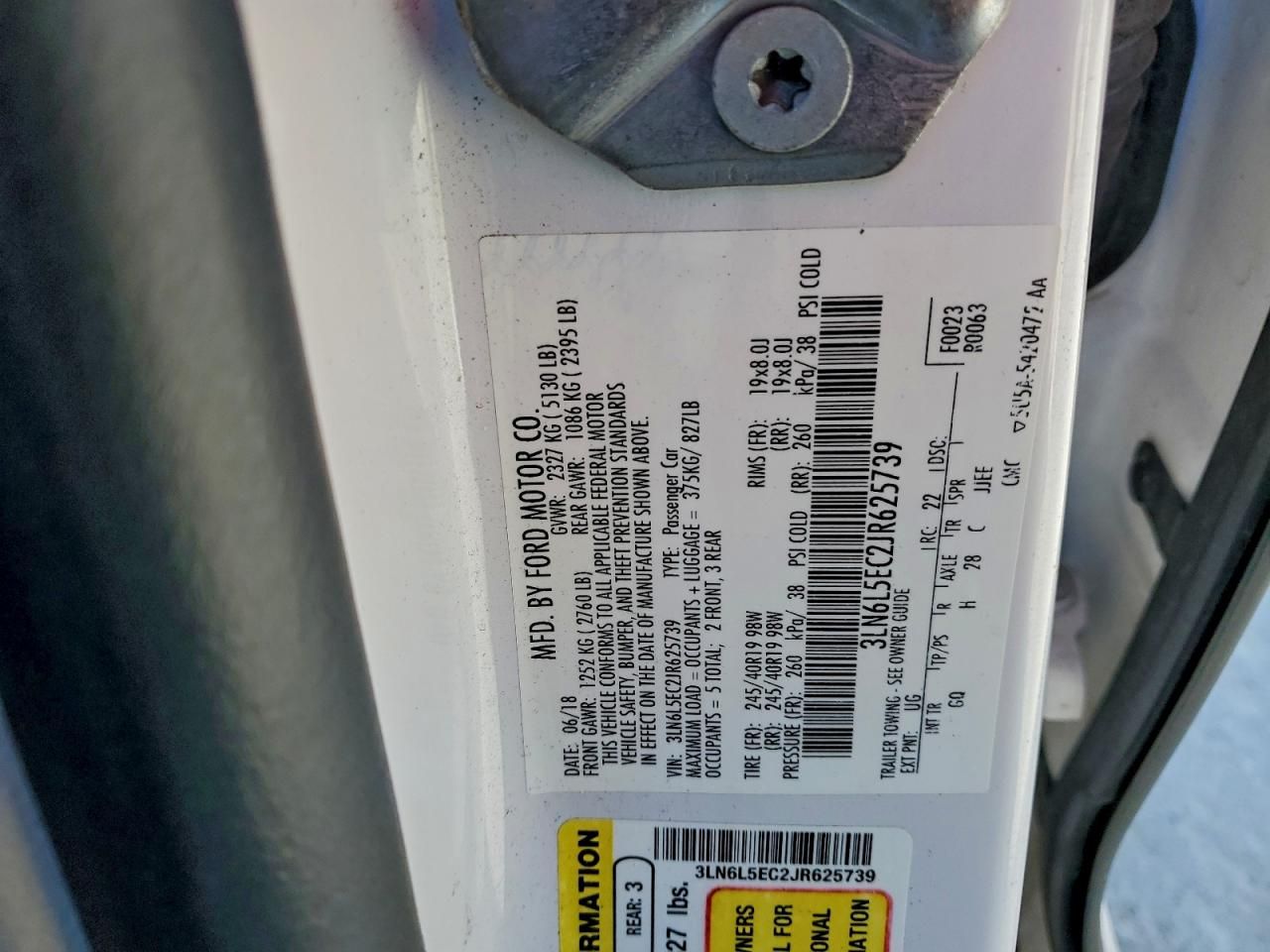 2018 Lincoln Mkz Reserve