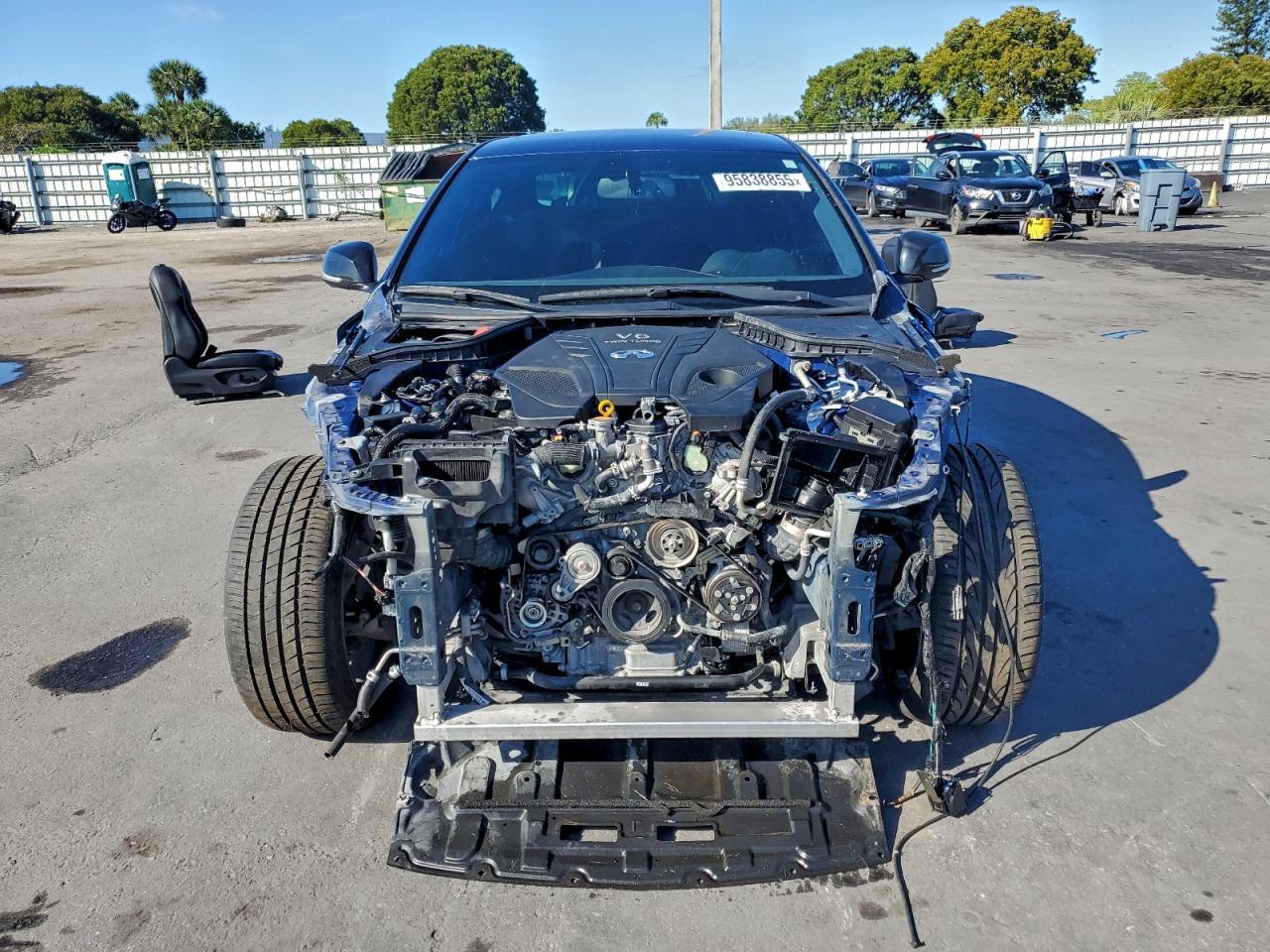 2019 Infiniti Q50 red Sport 400