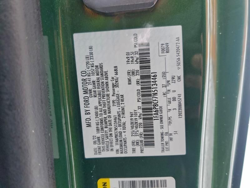 2022 Ford Mustang gt