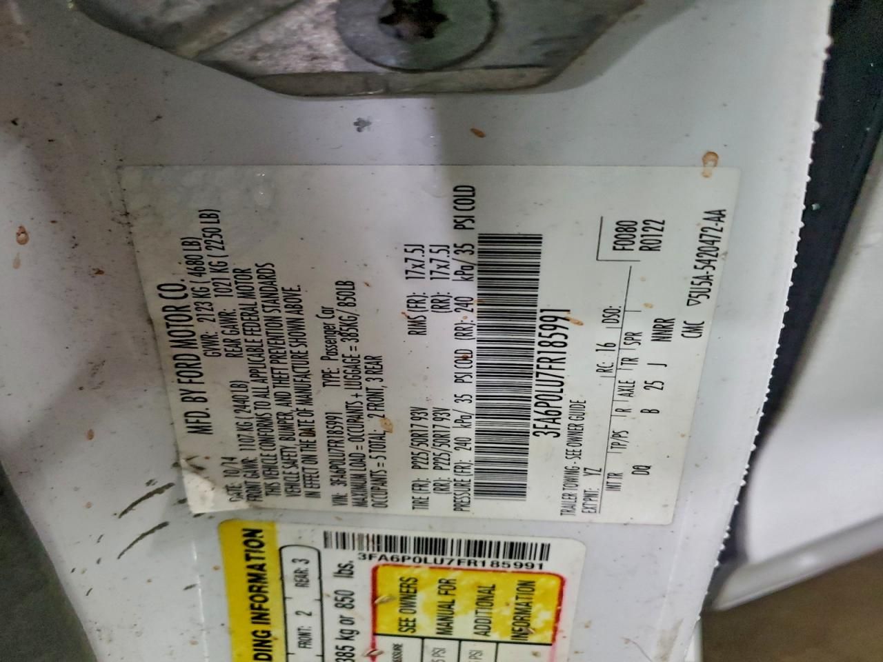 2015 Ford Fusion se Hybrid