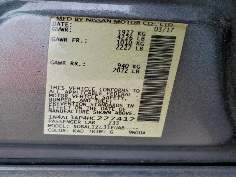 2017 Nissan Altima 2.5