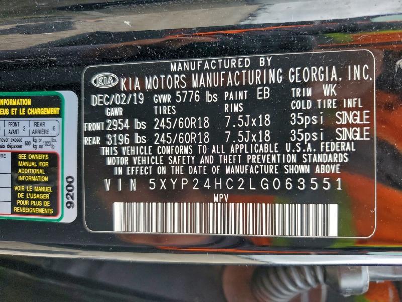 2020 KIA Telluride lx