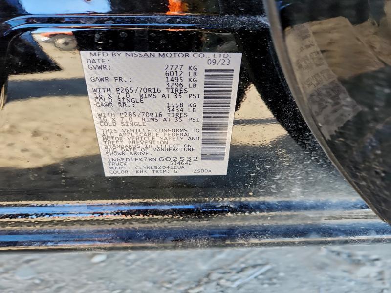 2024 Nissan Frontier s