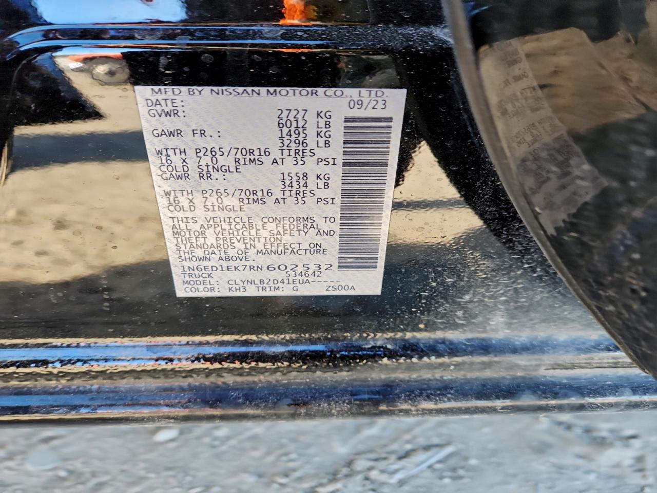 2024 Nissan Frontier s