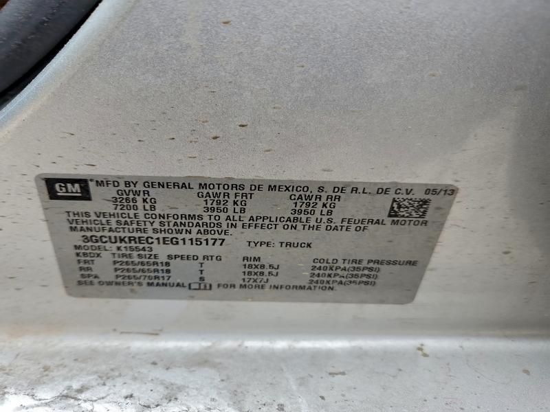 2014 Chevrolet Silverado K1500 lt