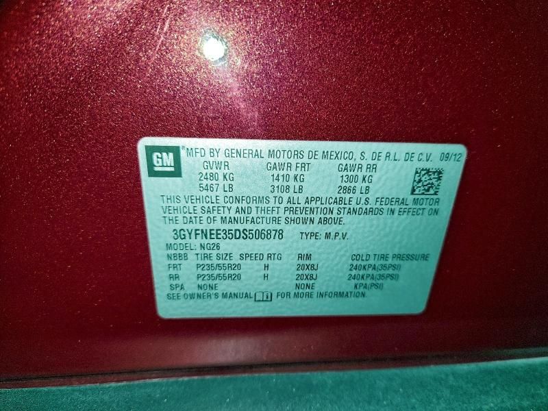 2013 Cadillac Srx Premium Collection