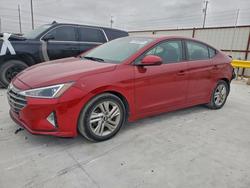 Salvage cars for sale from Copart Haslet, TX: 2019 Hyundai Elantra sel