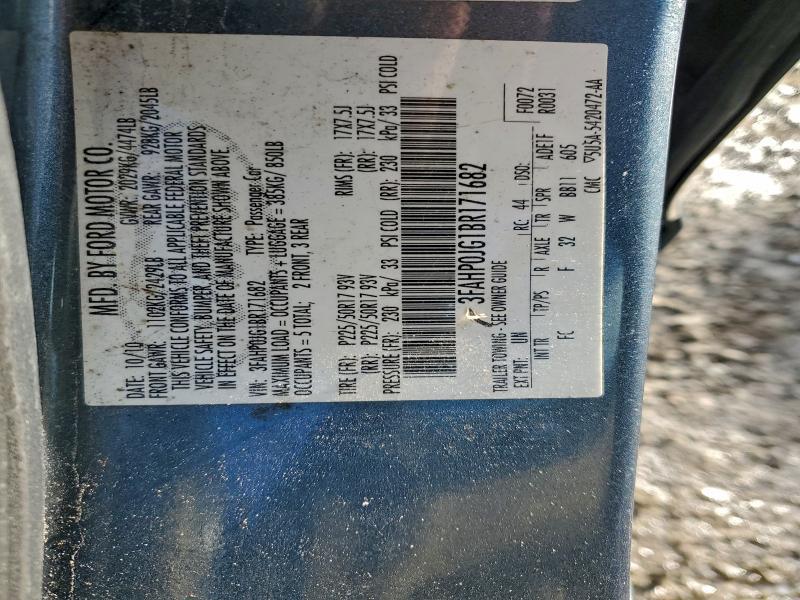 2011 Ford Fusion sel