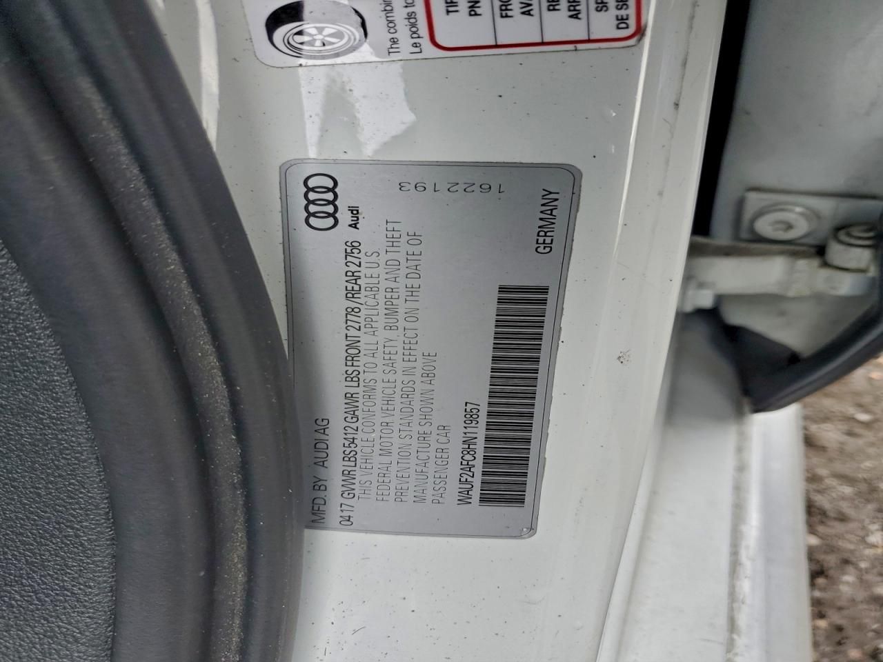 2017 Audi A6 Premium Plus