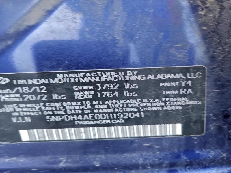 2013 Hyundai Elantra gls