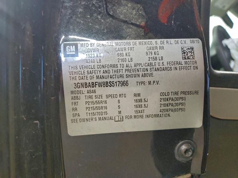 2011 Chevrolet Hhr lt