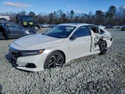 Salvage cars for sale from Copart Mebane, NC: 2021 Honda Accord Sport