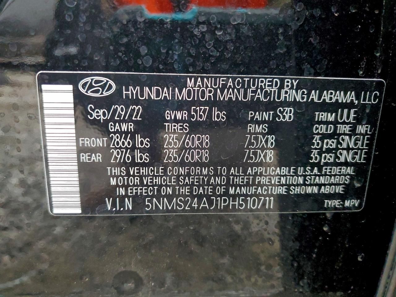 2023 Hyundai Santa fe sel