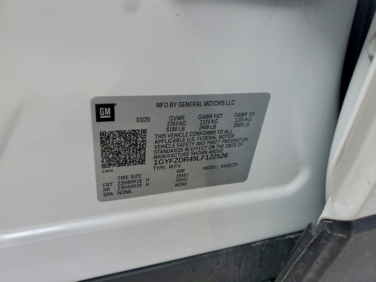 2020 Cadillac XT4 Premium Luxury
