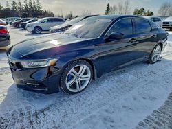 Salvage cars for sale from Copart Bowmanville, ON: 2018 Honda Accord Sport