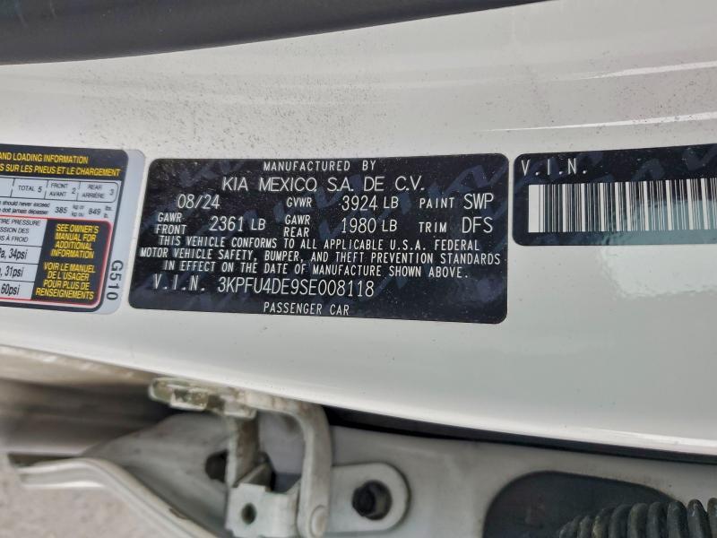 2025 KIA K4 ex