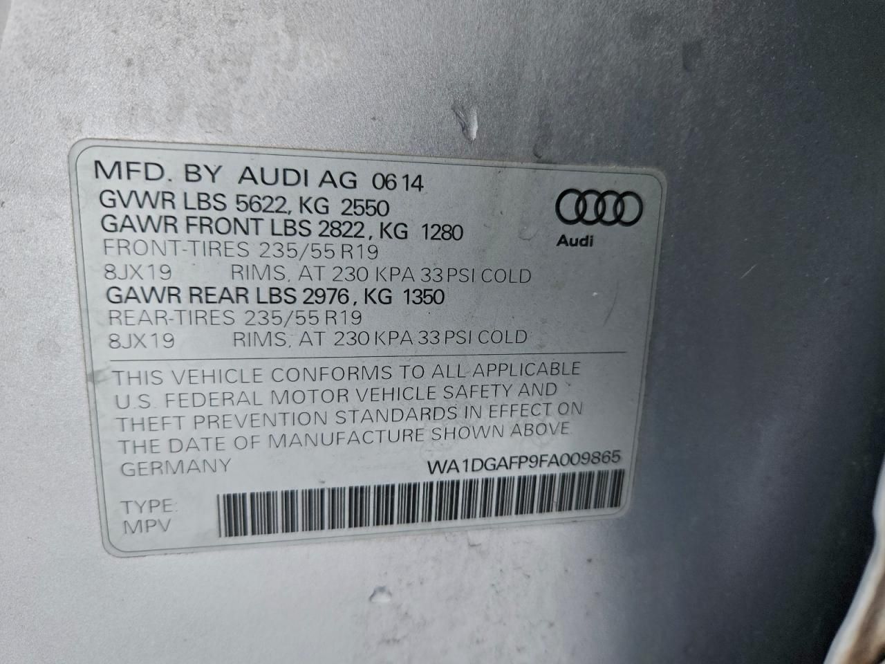 2015 Audi Q5 Premium Plus