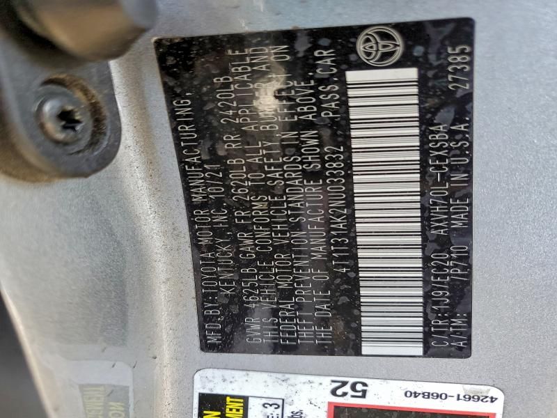 2022 Toyota Camry Night Shade