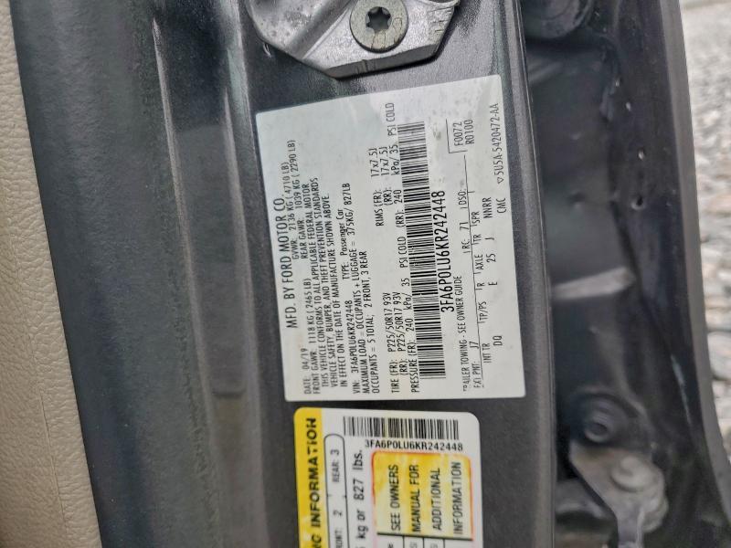 2019 Ford Fusion se