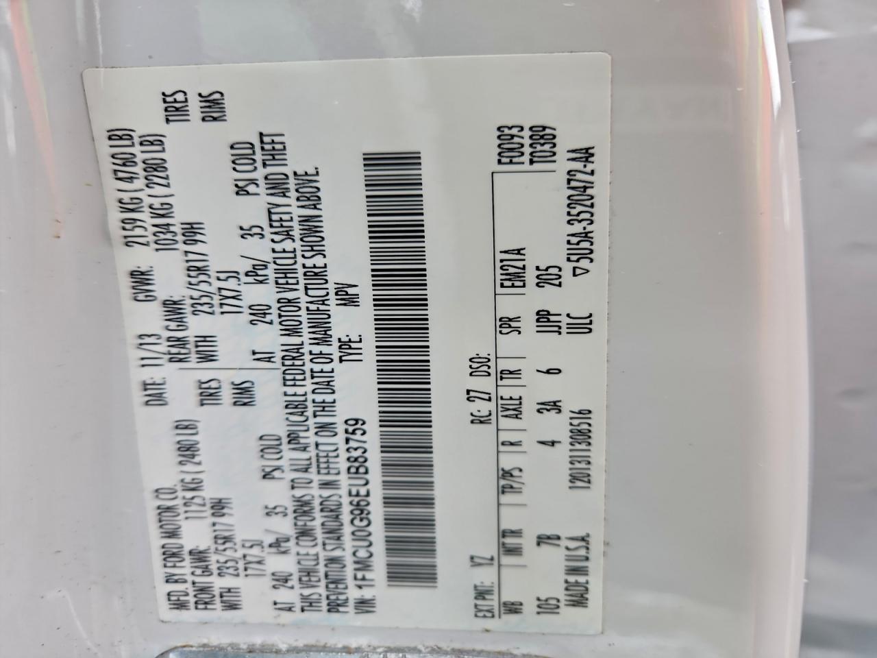 2014 Ford Escape se