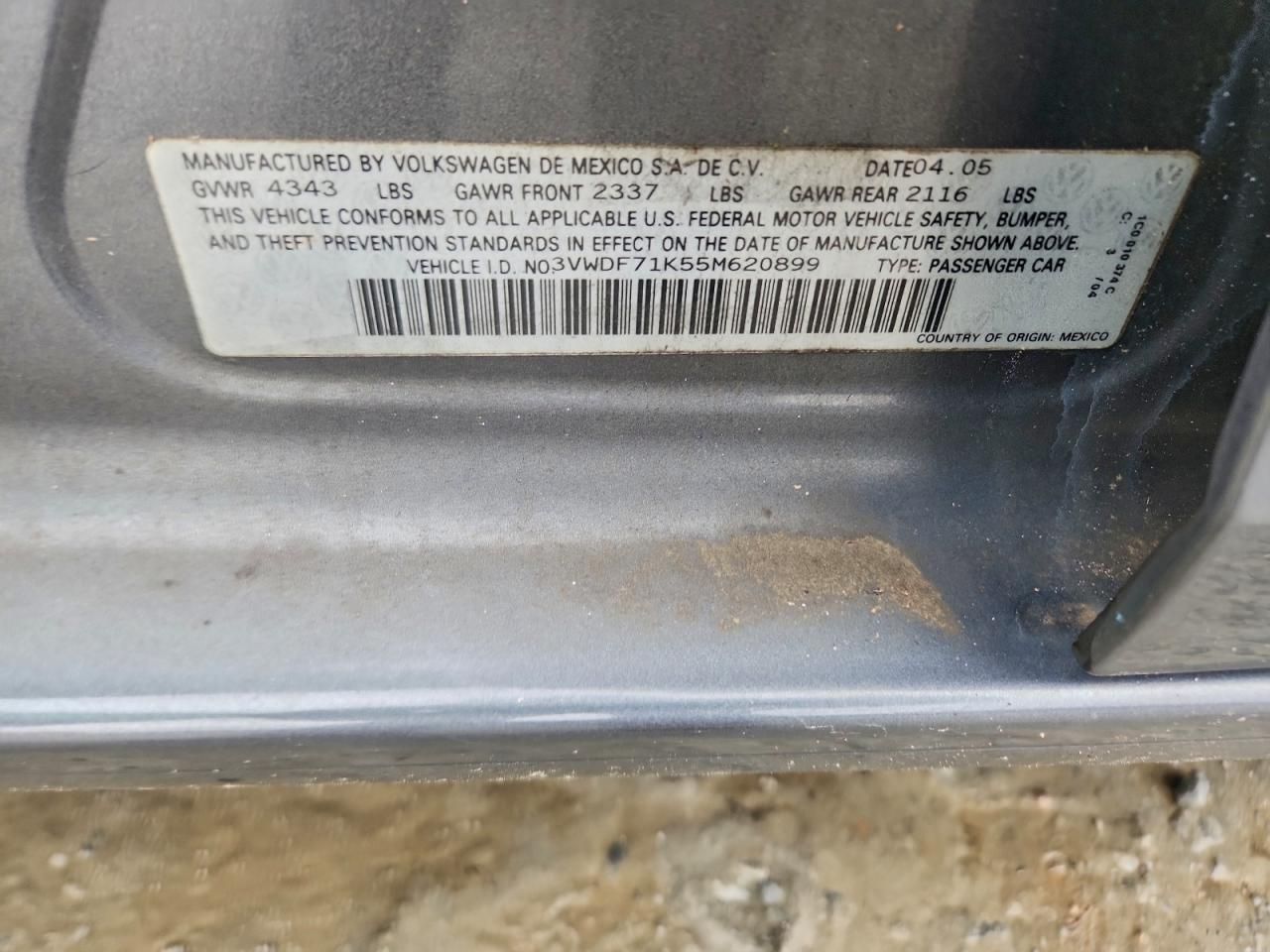 2005 Volkswagen New Jetta 2.5l Option Package 2