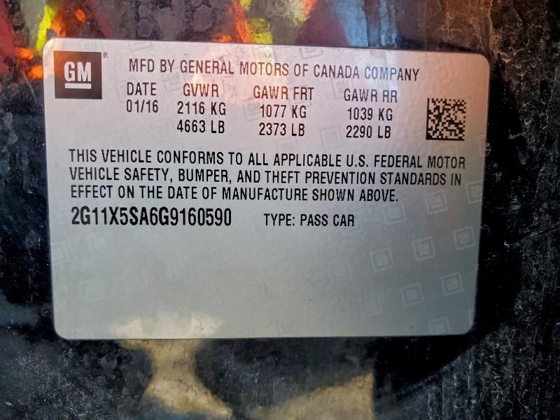 2016 Chevrolet Impala ls