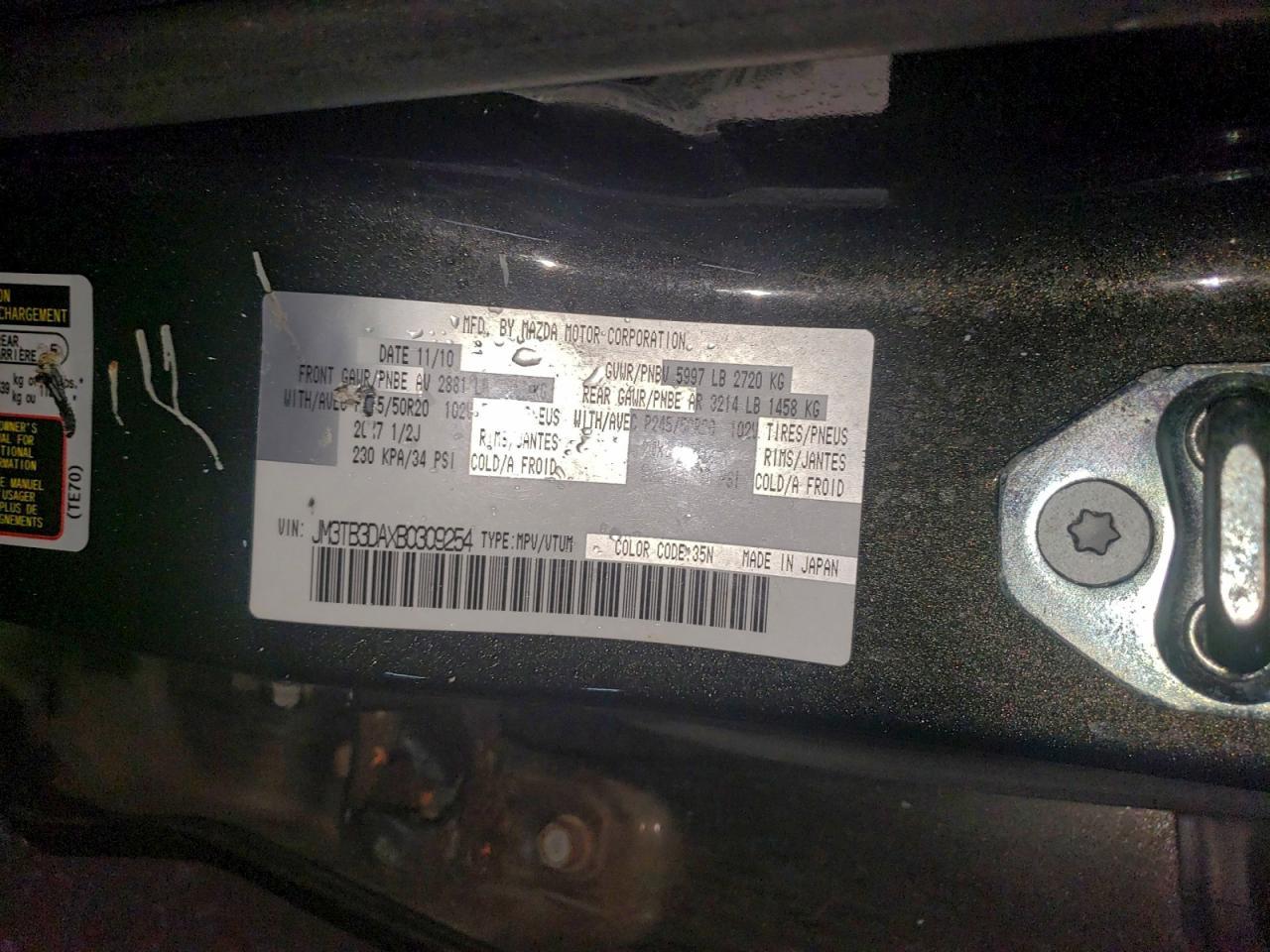 2011 Mazda Cx-9